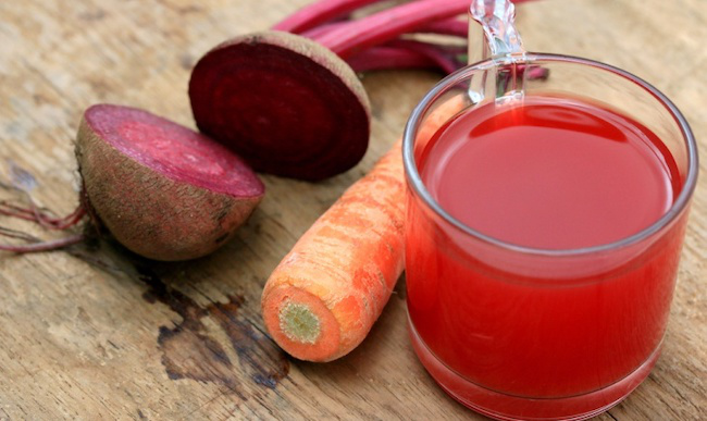 Carrot and Beetroot Juice